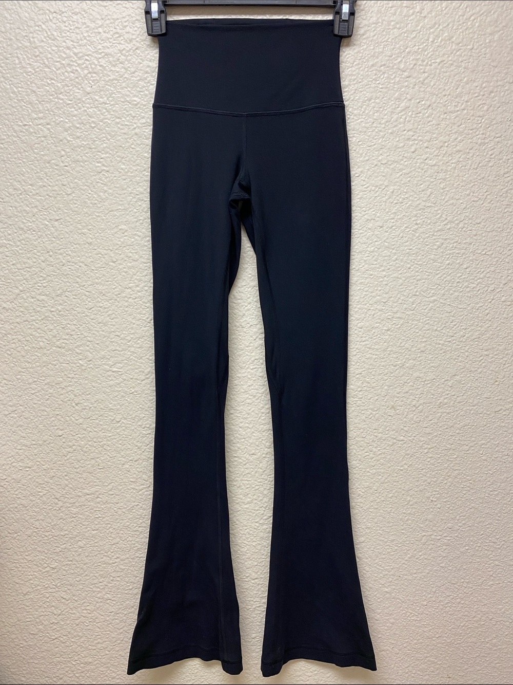 Lululemon Black Flare Leg Yoga Leggings